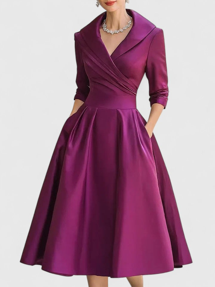 Zyrah™ | Robe midi élégante