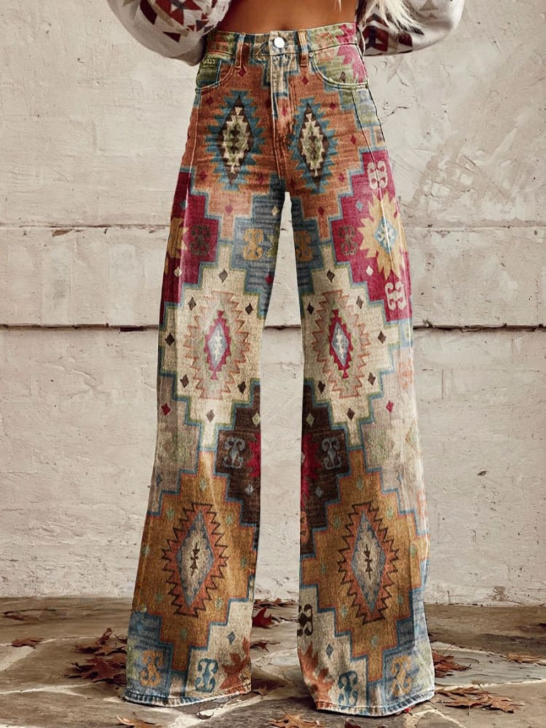 Léa - Pantalons Rétro Élégants