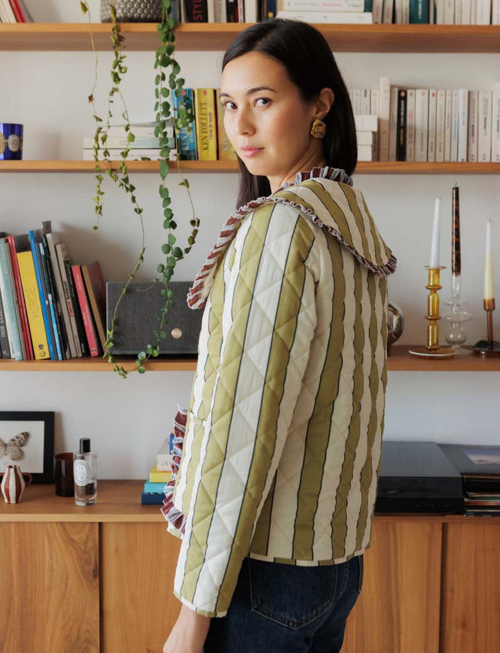 Veste à rayures Lola — Maison Juliette Vendôme — vue 3