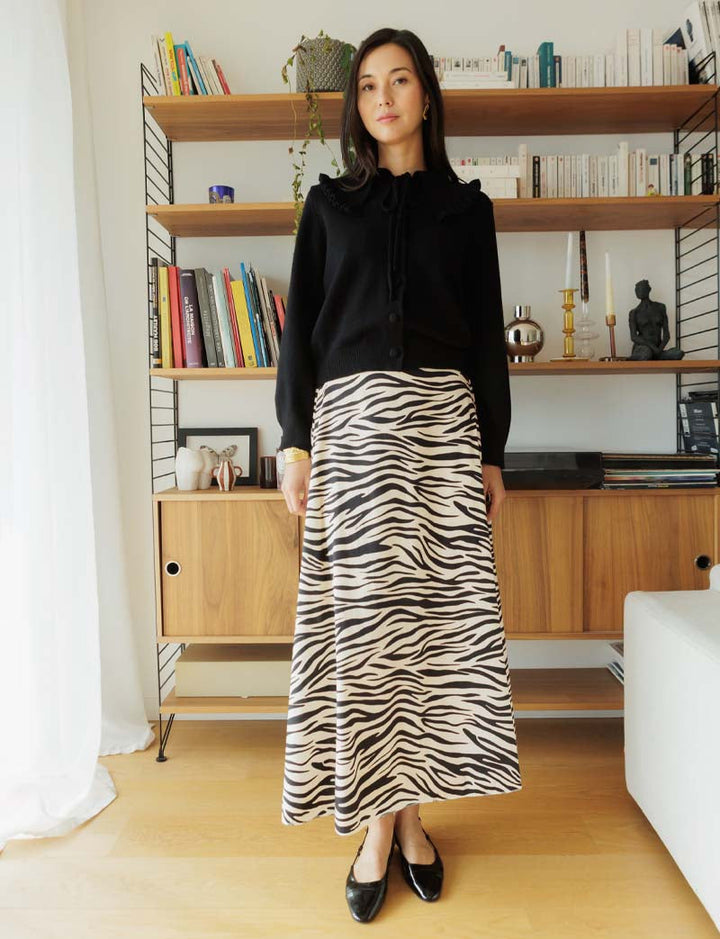 Gilet noir Tomy — Maison Juliette Vendôme — vue 2