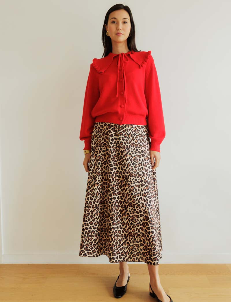 Gilet rouge Tomy — Maison Juliette Vendôme — vue 2