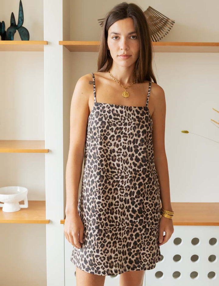 Robe léopard Tela