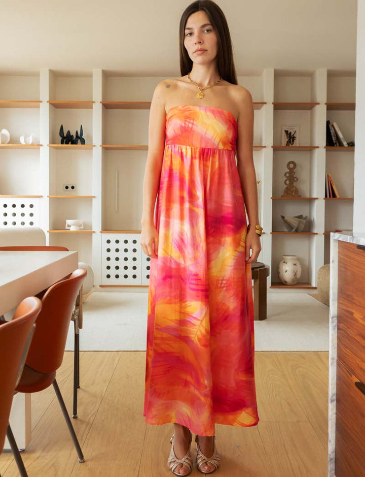 Robe fuchsia multi Clara