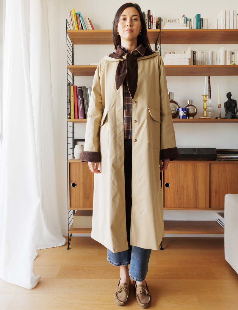 Trench beige Jacques — Maison Juliette Vendôme