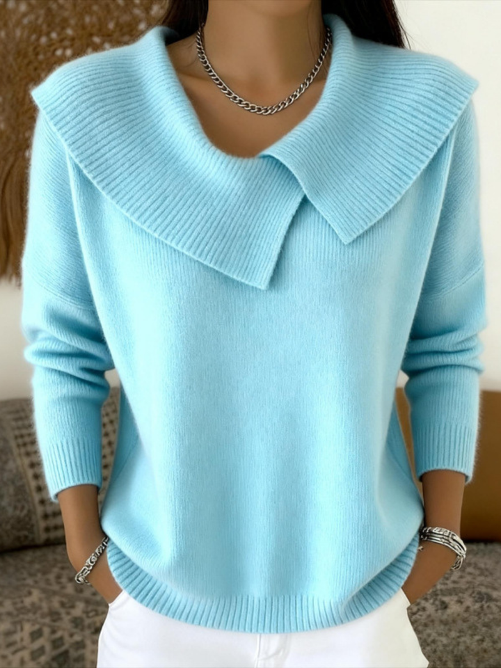 Amandine | Pull à col doux, sept couleurs
