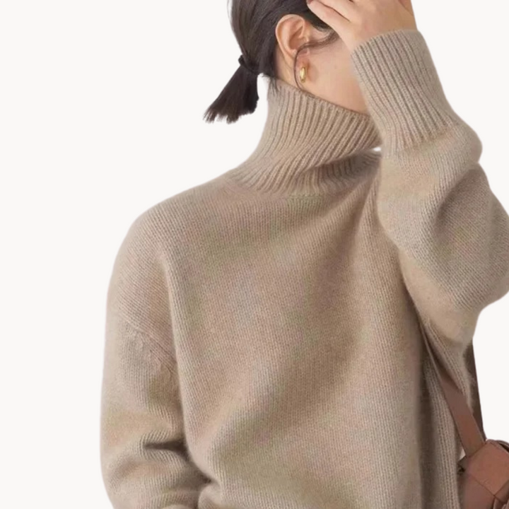 Marion | Pull col roulé en maille fine