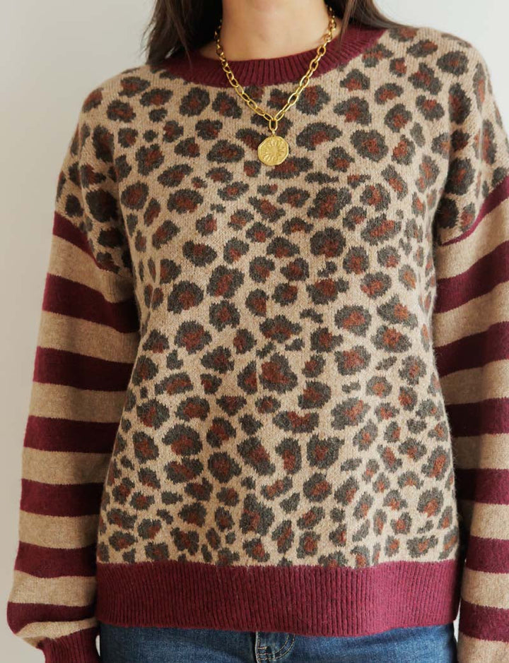 Pull léopard Alexandre — Maison Juliette Vendôme — vue 4