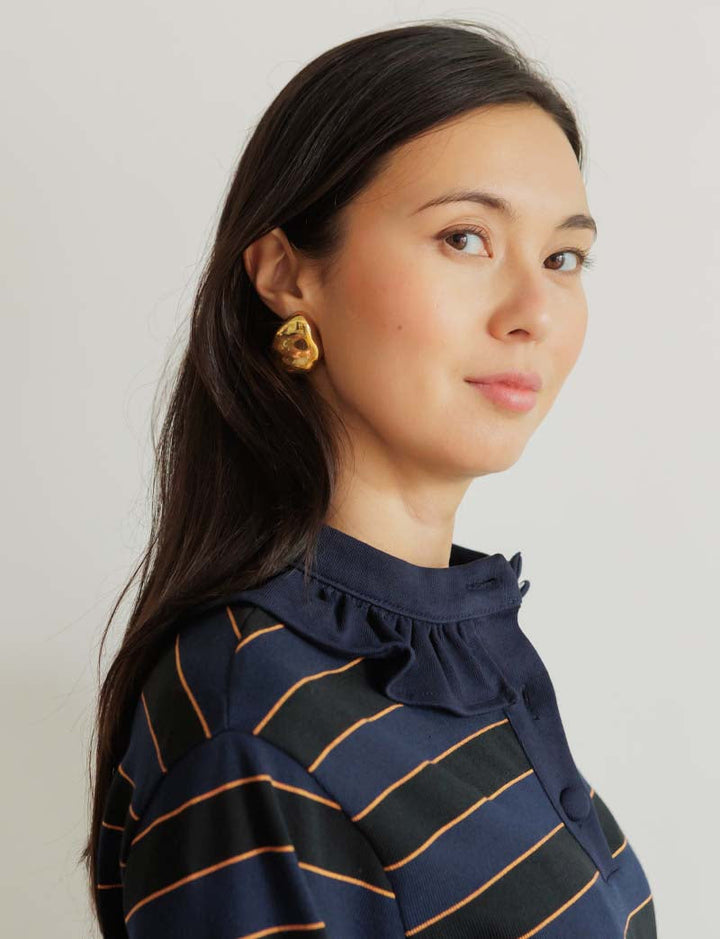 Top marine Juzu — Maison Juliette Vendôme — vue 3