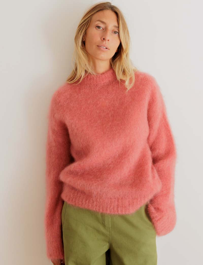 Pull blush Norman — Maison Juliette Vendôme — vue 2