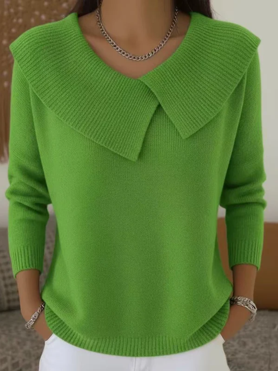Amandine | Pull à col doux, sept couleurs