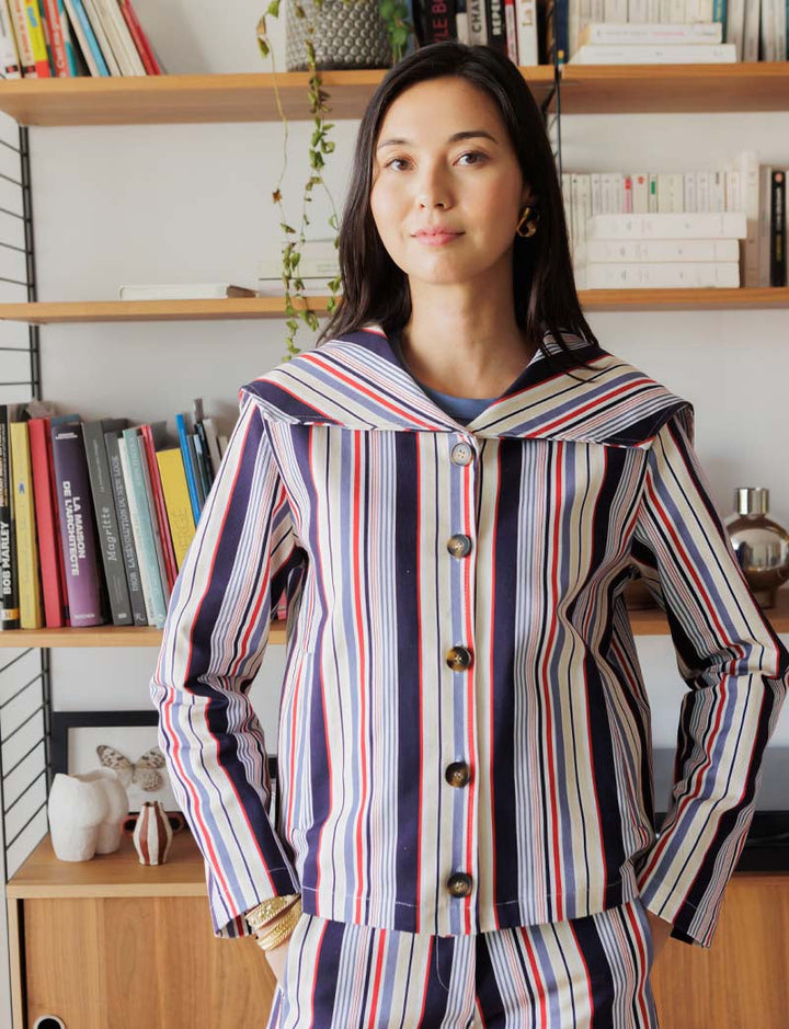 Veste à rayures Shoshi — Maison Juliette Vendôme