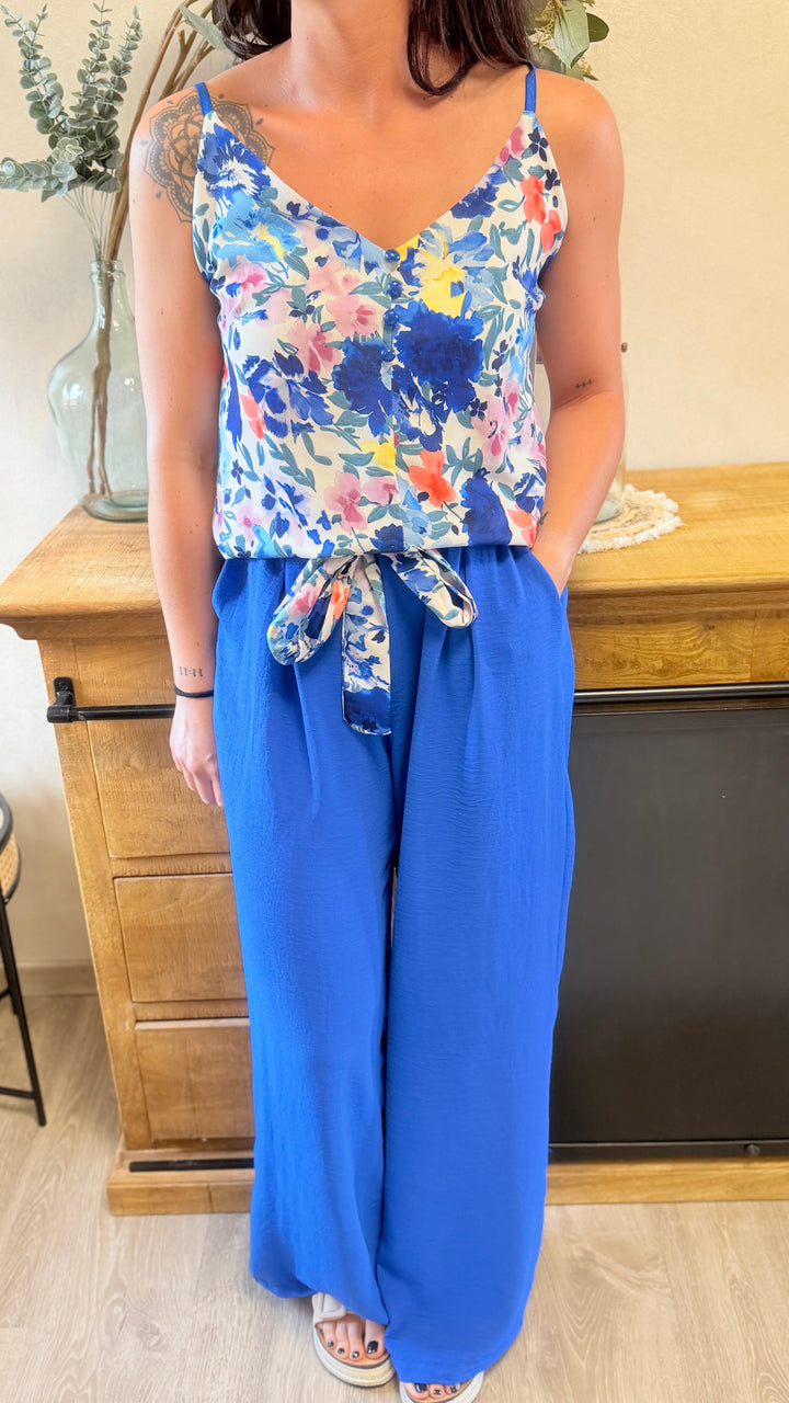 Pantalon Candice bleu
