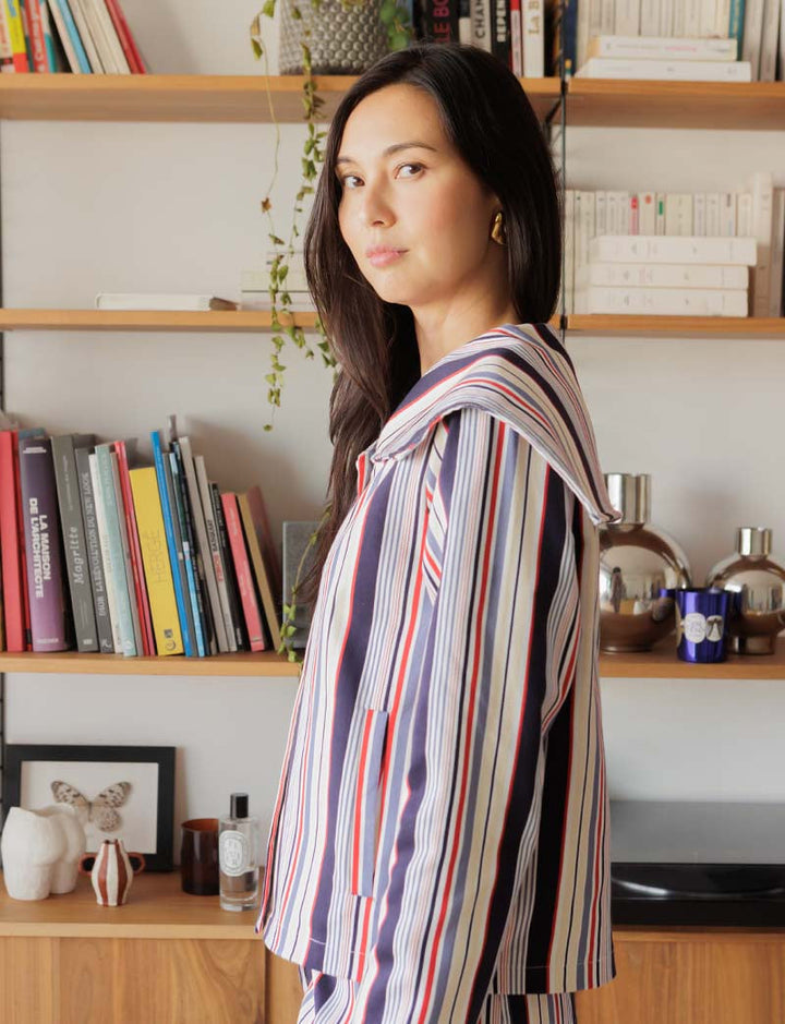 Veste à rayures Shoshi — Maison Juliette Vendôme — vue 3