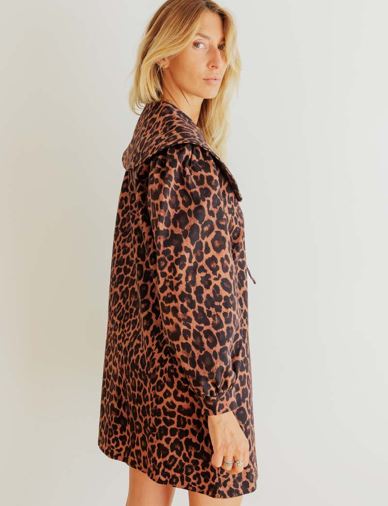 Robe léopard Mila — Maison Juliette Vendôme — vue 2