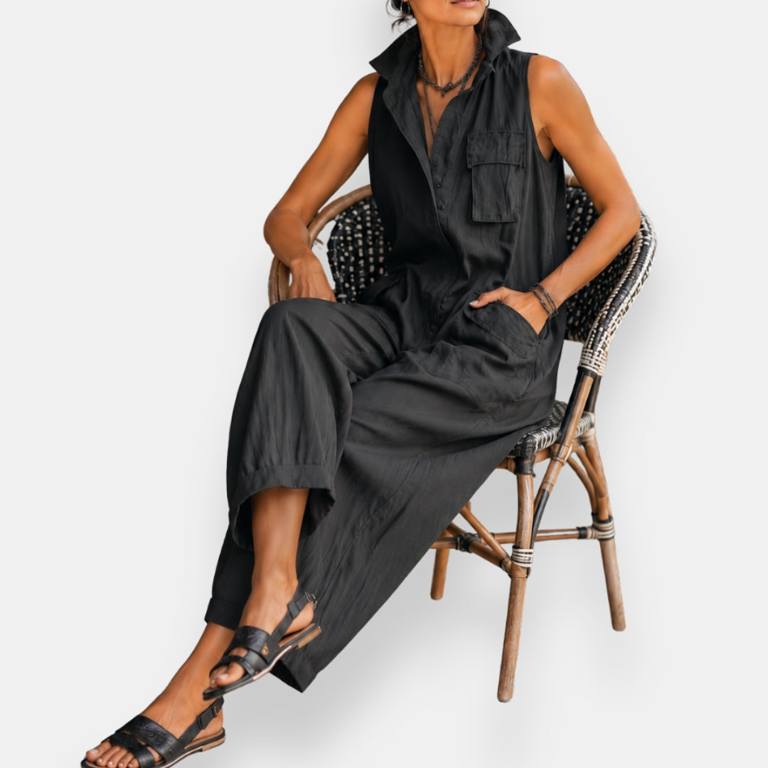 Combinaison Constance | oversize, sans manches, col montant