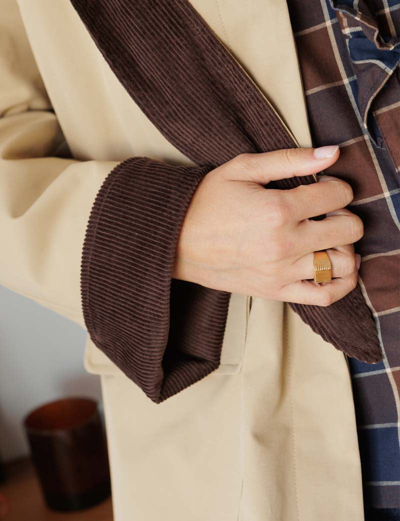 Trench beige Jacques — Maison Juliette Vendôme — vue 3