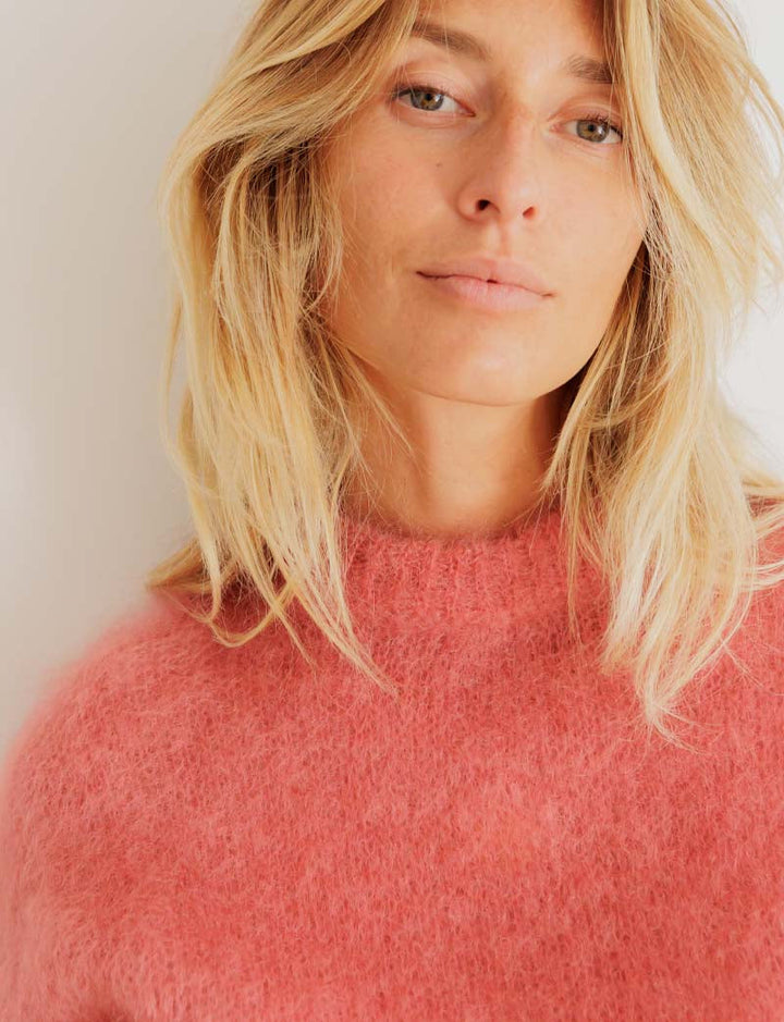 Pull blush Norman — Maison Juliette Vendôme — vue 4