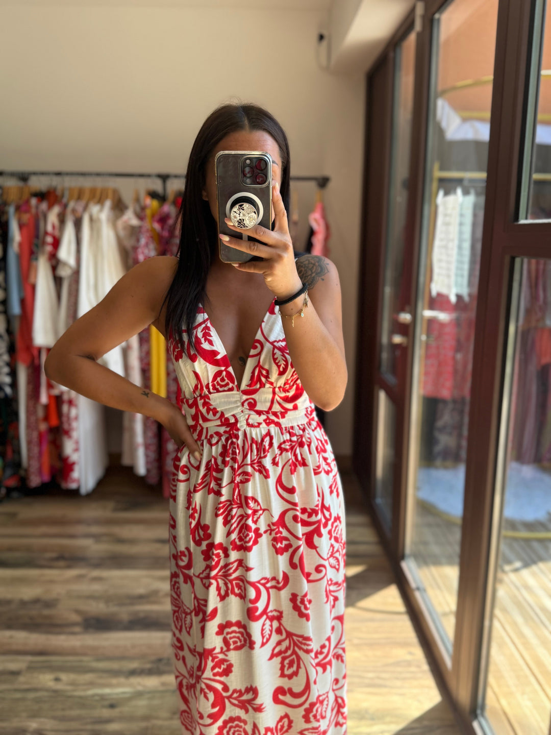 Robe Étienne rouge
