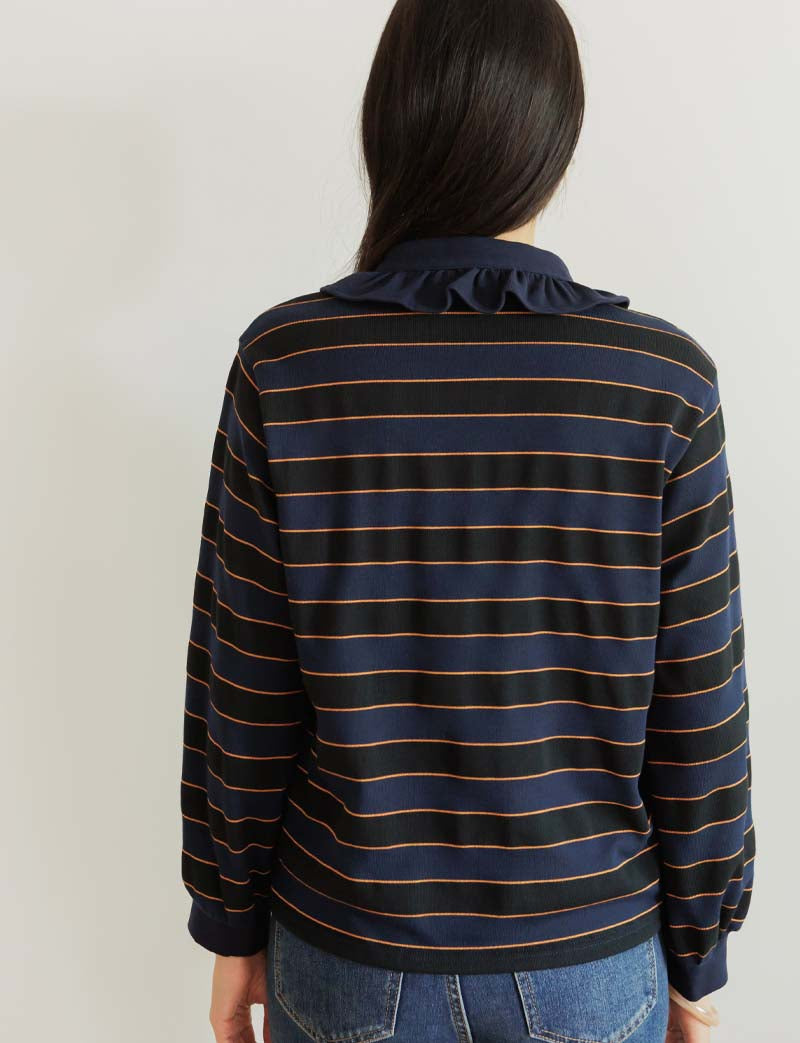 Top marine Juzu — Maison Juliette Vendôme — vue 4