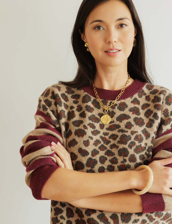 Pull léopard Alexandre — Maison Juliette Vendôme — vue 3