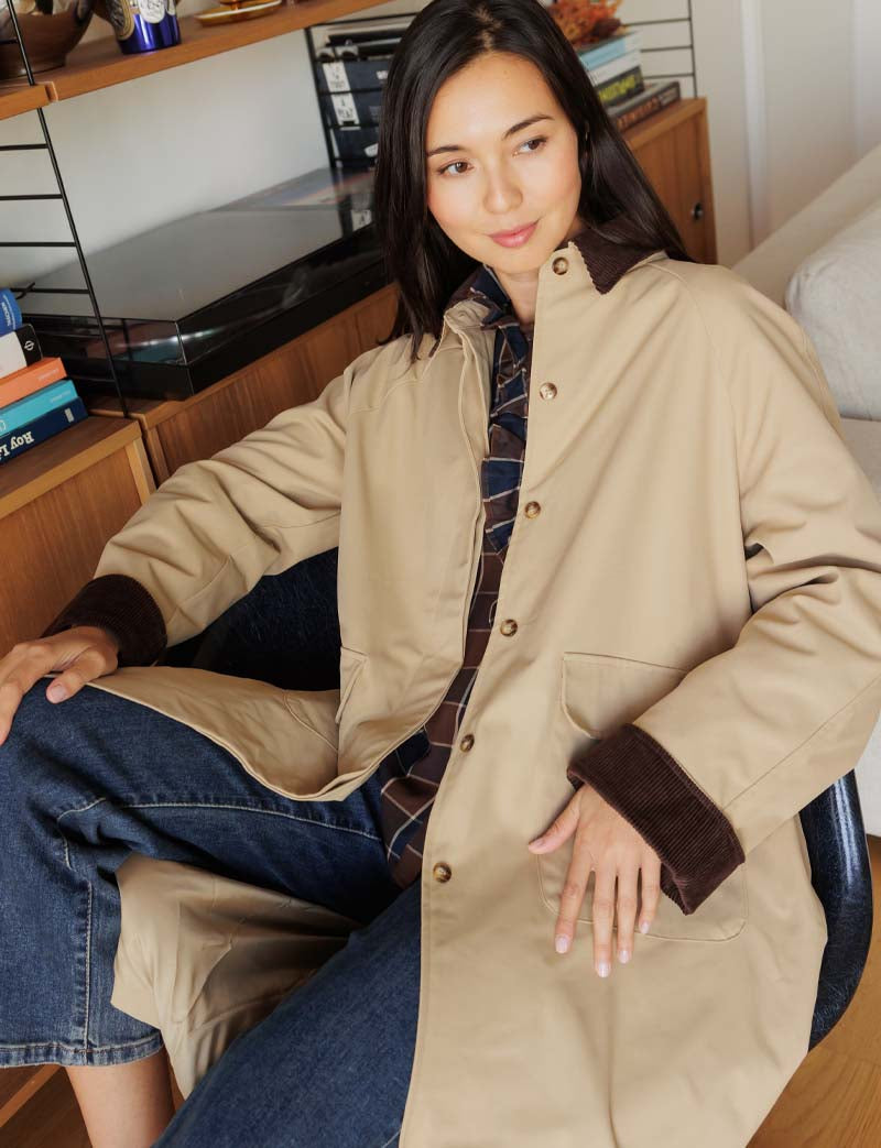 Trench beige Jacques — Maison Juliette Vendôme — vue 4