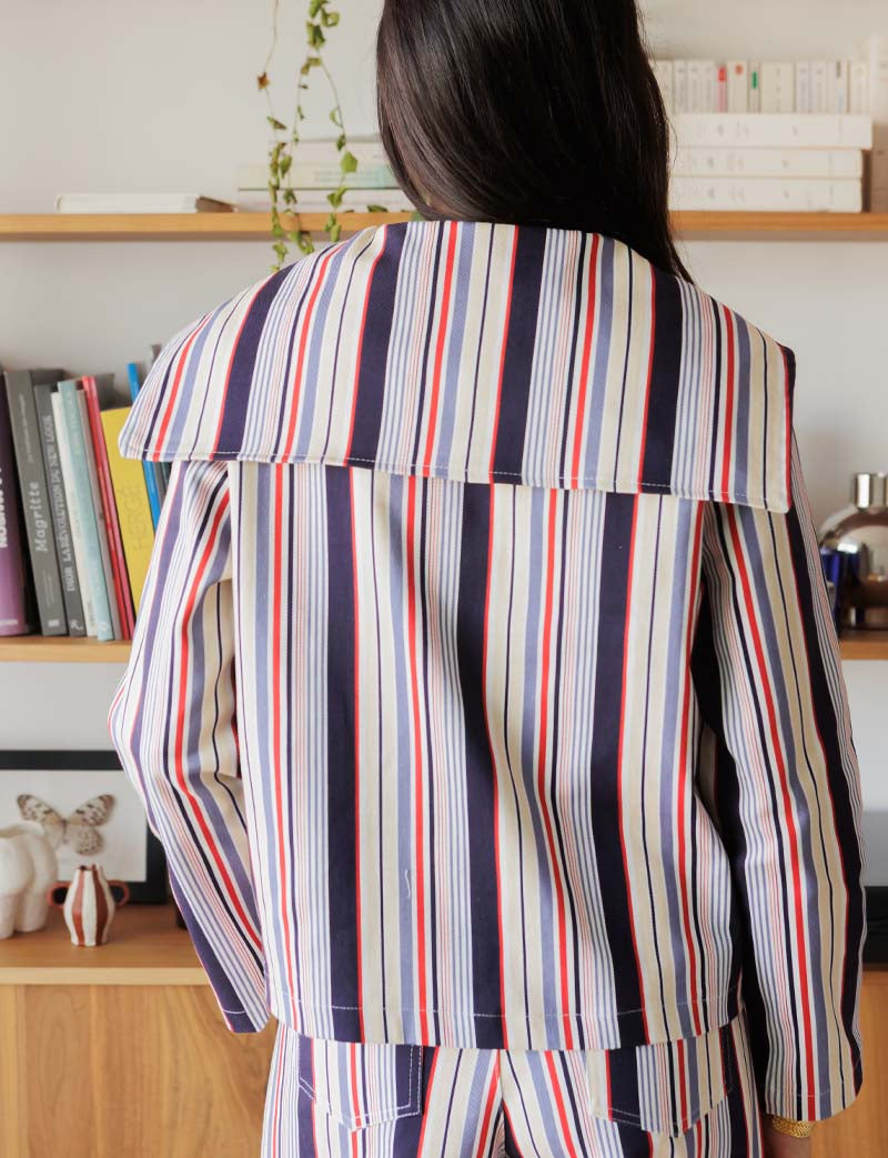Veste à rayures Shoshi — Maison Juliette Vendôme — vue 4