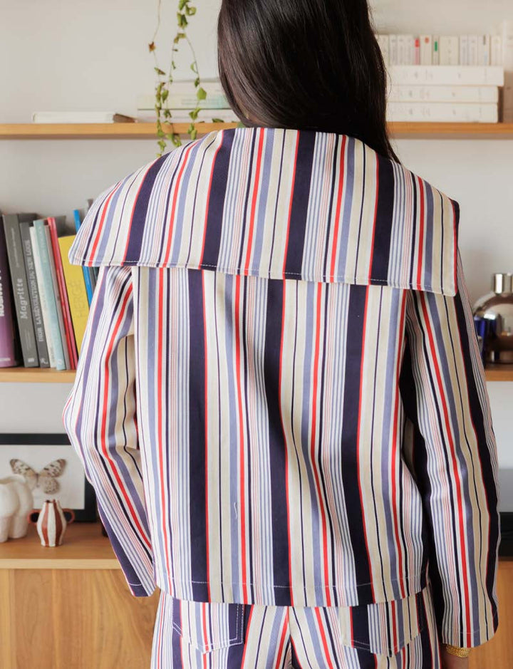 Veste à rayures Shoshi — Maison Juliette Vendôme — vue 4