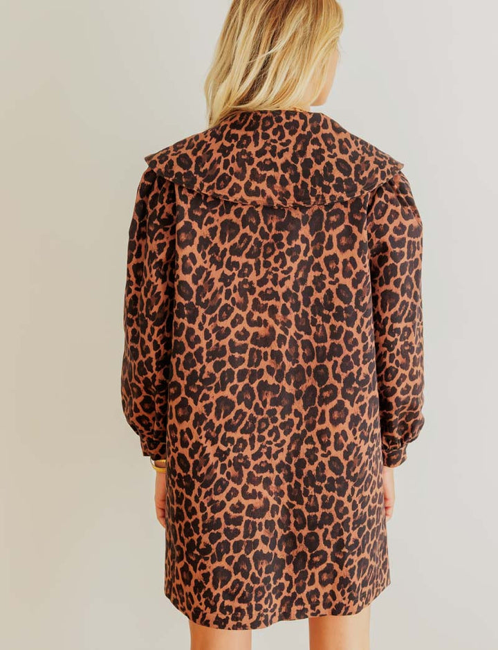 Robe léopard Mila — Maison Juliette Vendôme — vue 4