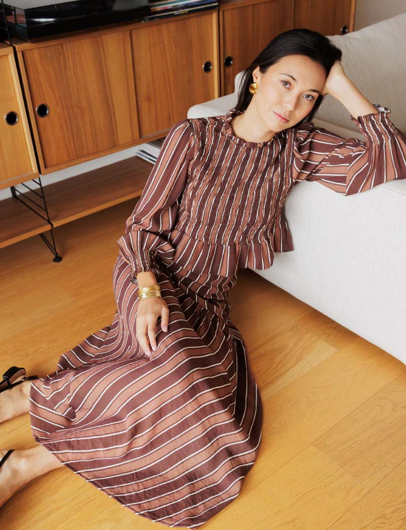 Blouse à rayures Palomy — Maison Juliette Vendôme — vue 3