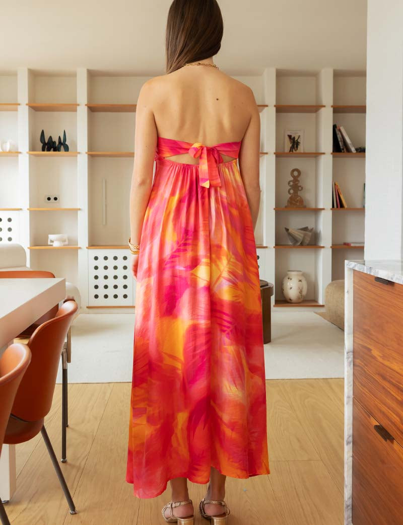 Robe fuchsia multi Clara