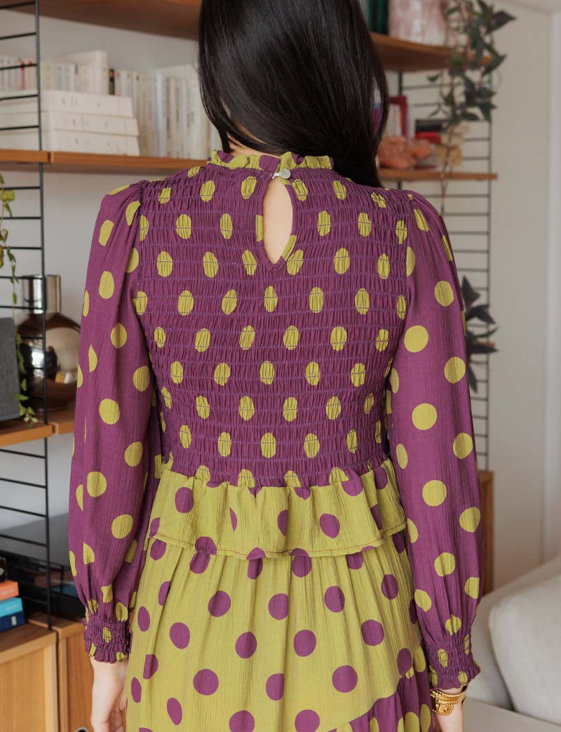 Blouse à pois Palomy — Maison Juliette Vendôme — vue 6