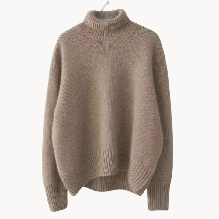 Marion | Pull col roulé en maille fine