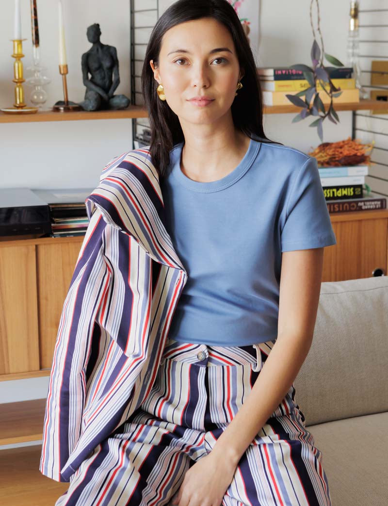 Veste à rayures Shoshi — Maison Juliette Vendôme — vue 5