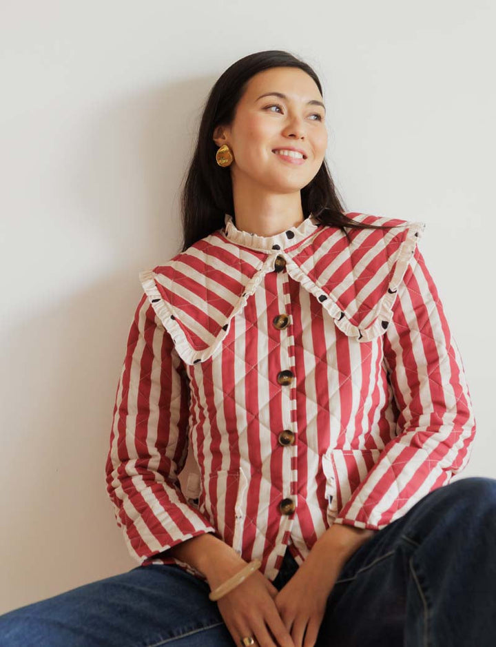 Veste à rayures & pois Lola — Maison Juliette Vendôme