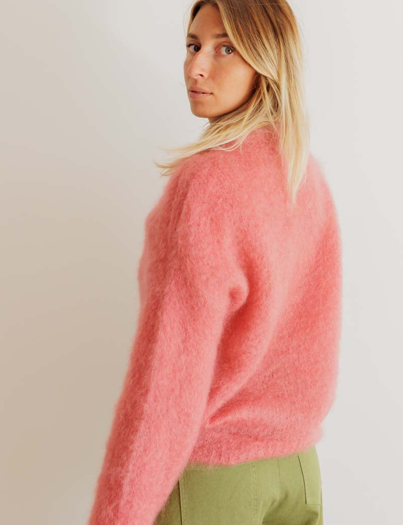 Pull blush Norman — Maison Juliette Vendôme — vue 5