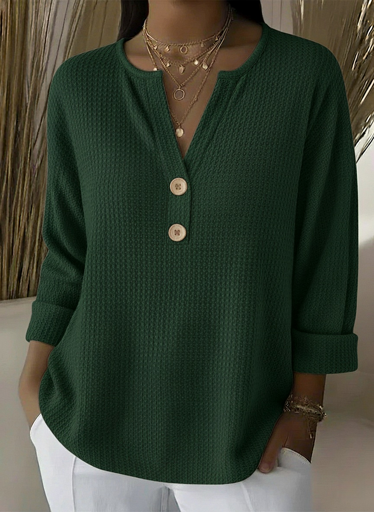 Lucinda™ | Henley bouton haut