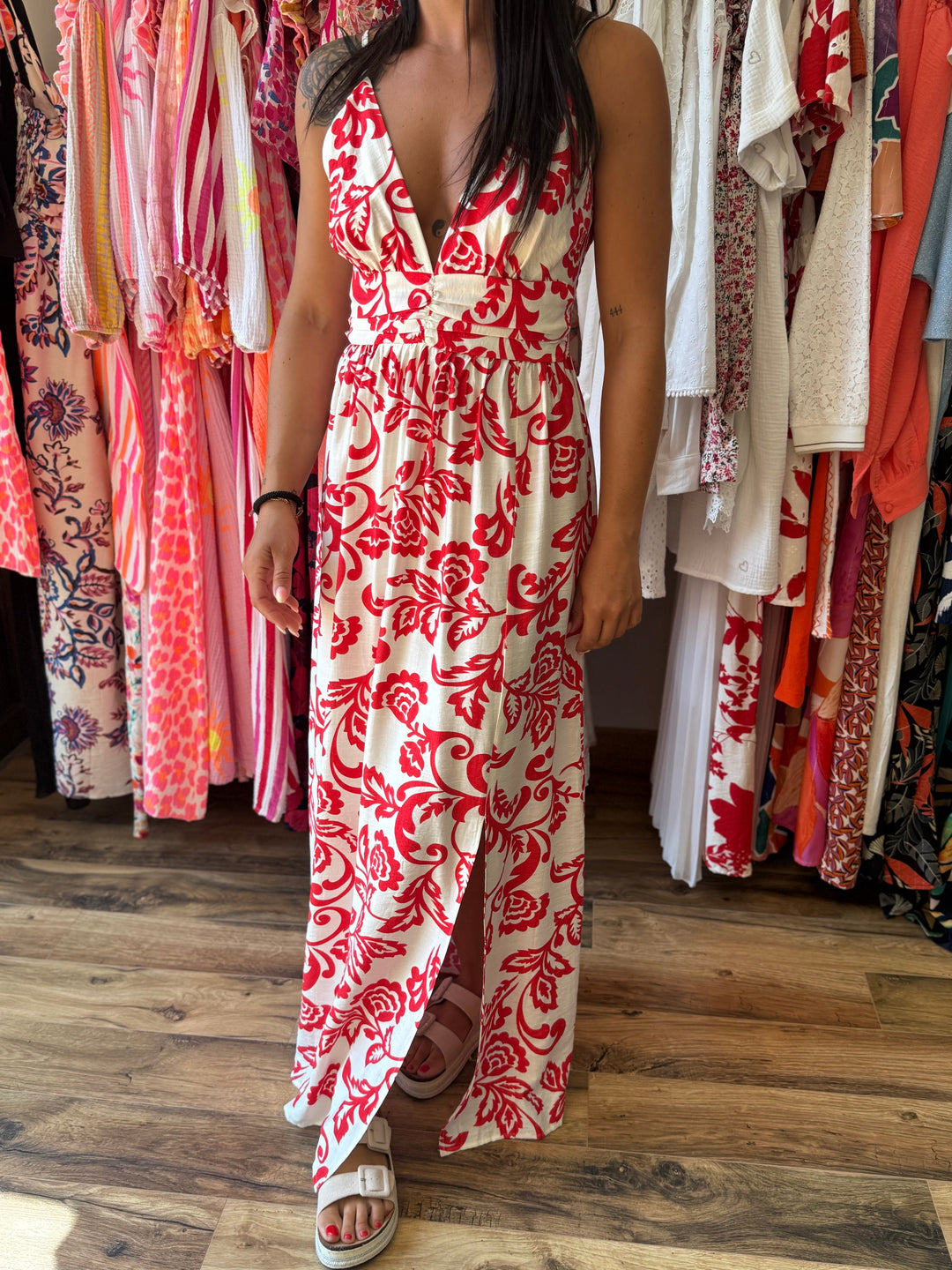 Robe Étienne rouge