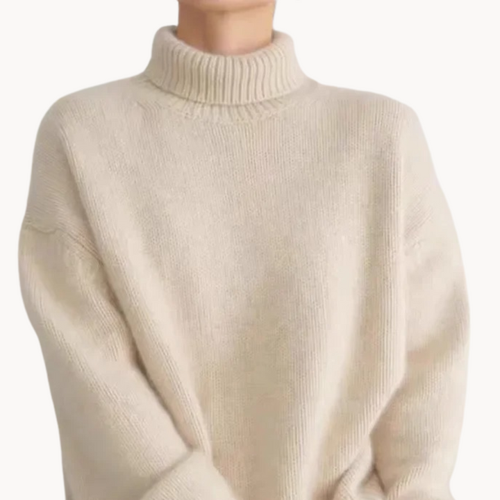 Marion | Pull col roulé en maille fine