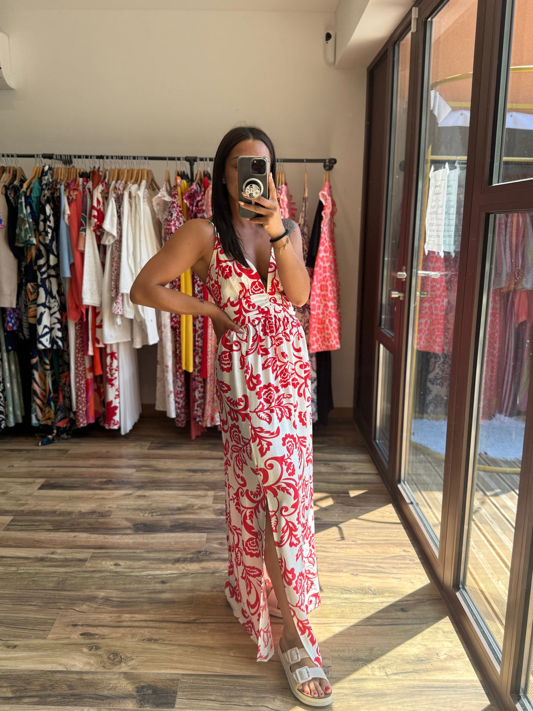 Robe Étienne rouge