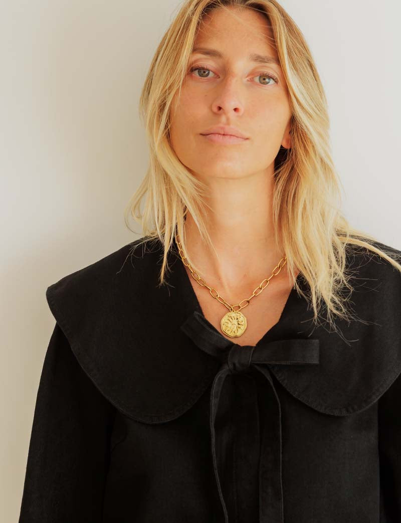 Robe noire Mila — Maison Juliette Vendôme — vue 3