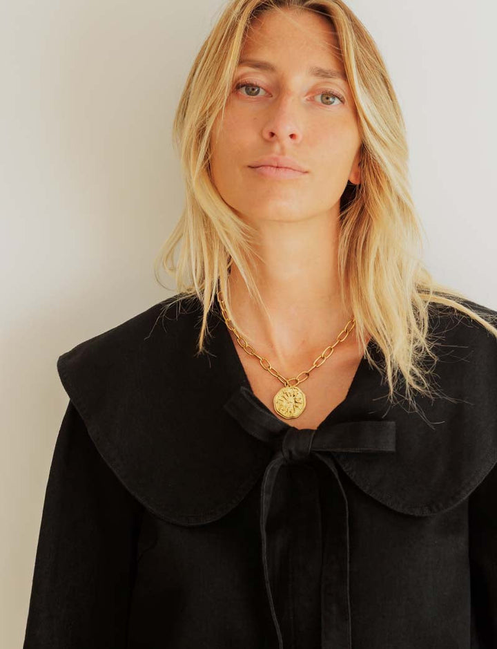 Robe noire Mila — Maison Juliette Vendôme — vue 3