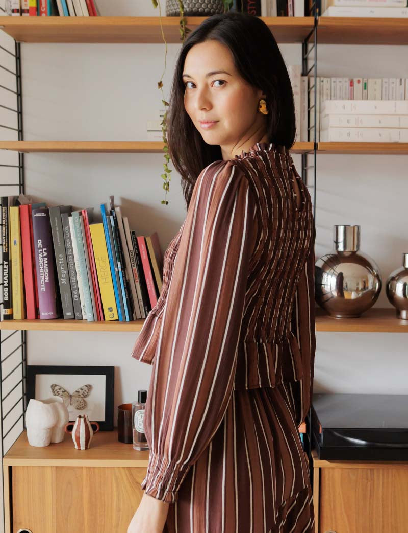 Blouse à rayures Palomy — Maison Juliette Vendôme — vue 5