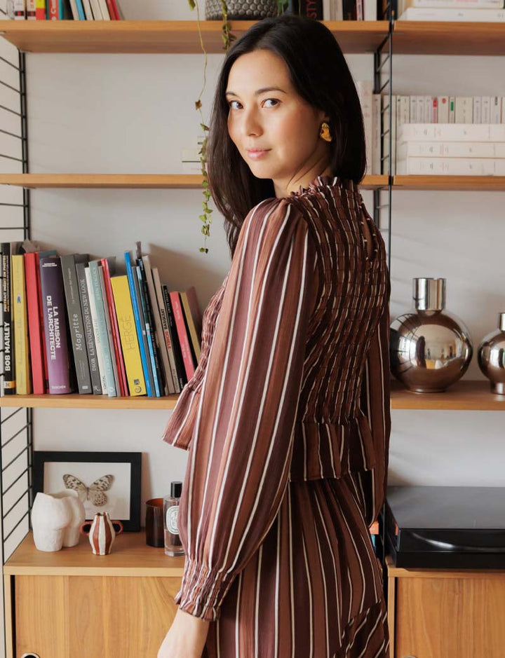 Blouse à rayures Palomy — Maison Juliette Vendôme — vue 5