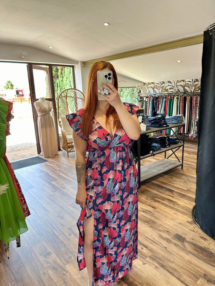 Robe longue alexandrine