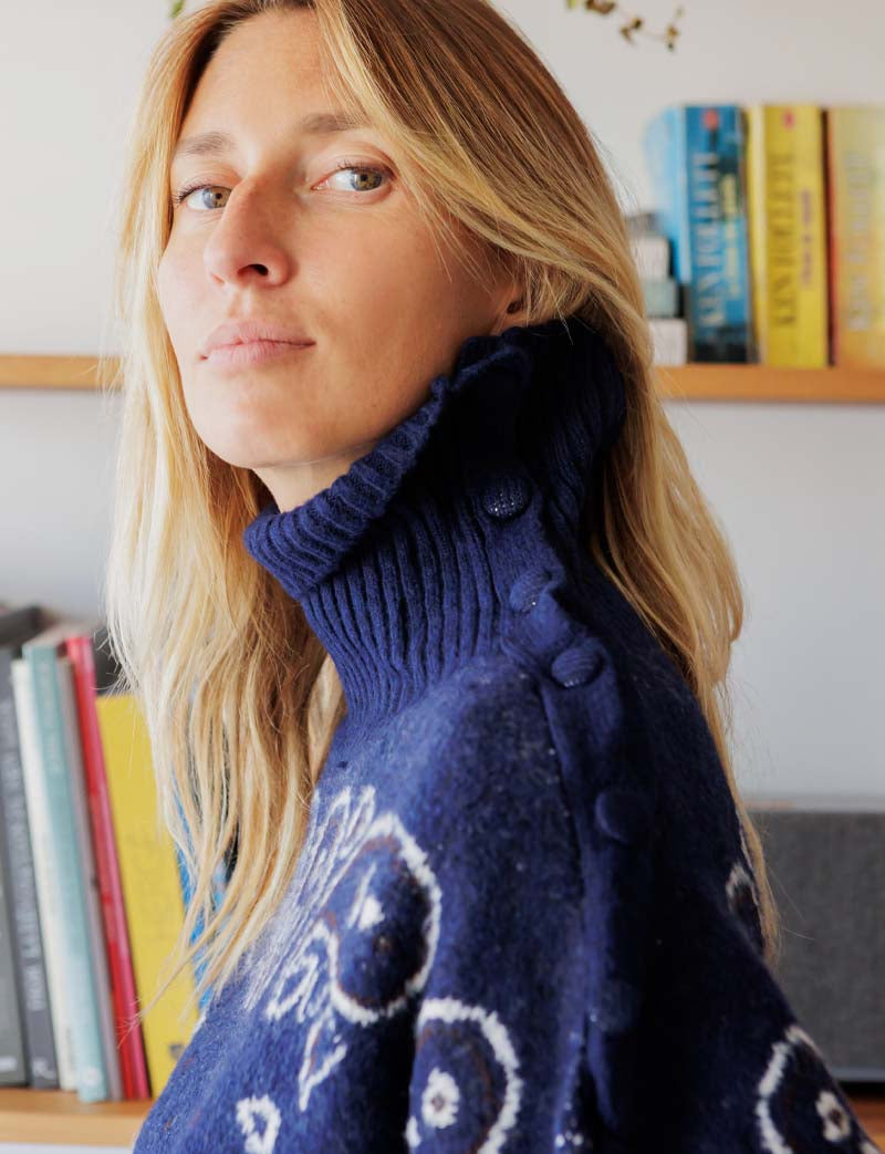 Pull marine Berel — Maison Juliette Vendôme — vue 4