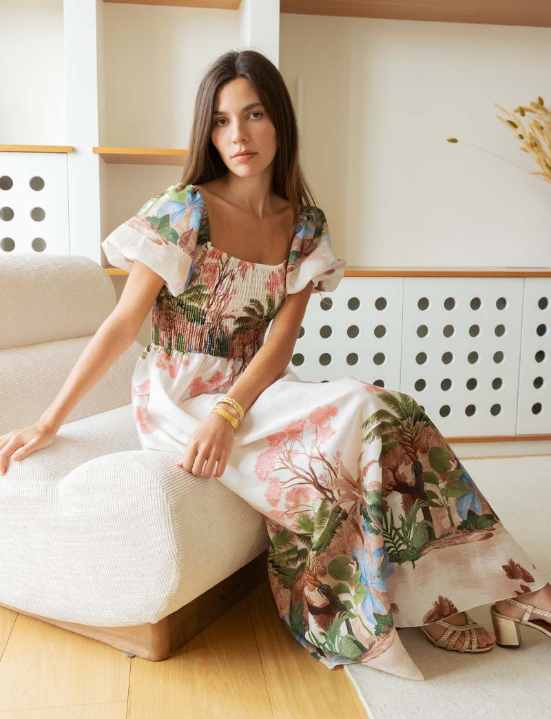 Robe écrue Shana