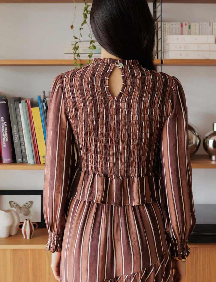Blouse à rayures Palomy — Maison Juliette Vendôme — vue 6