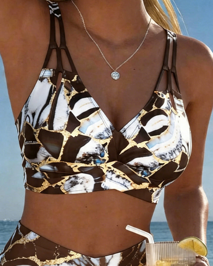 Bikini Bretelle Découpe Créateur