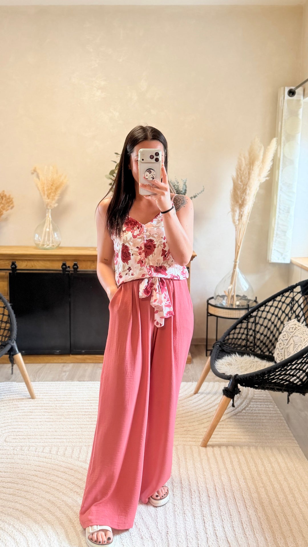 Pantalon Candice Terracotta