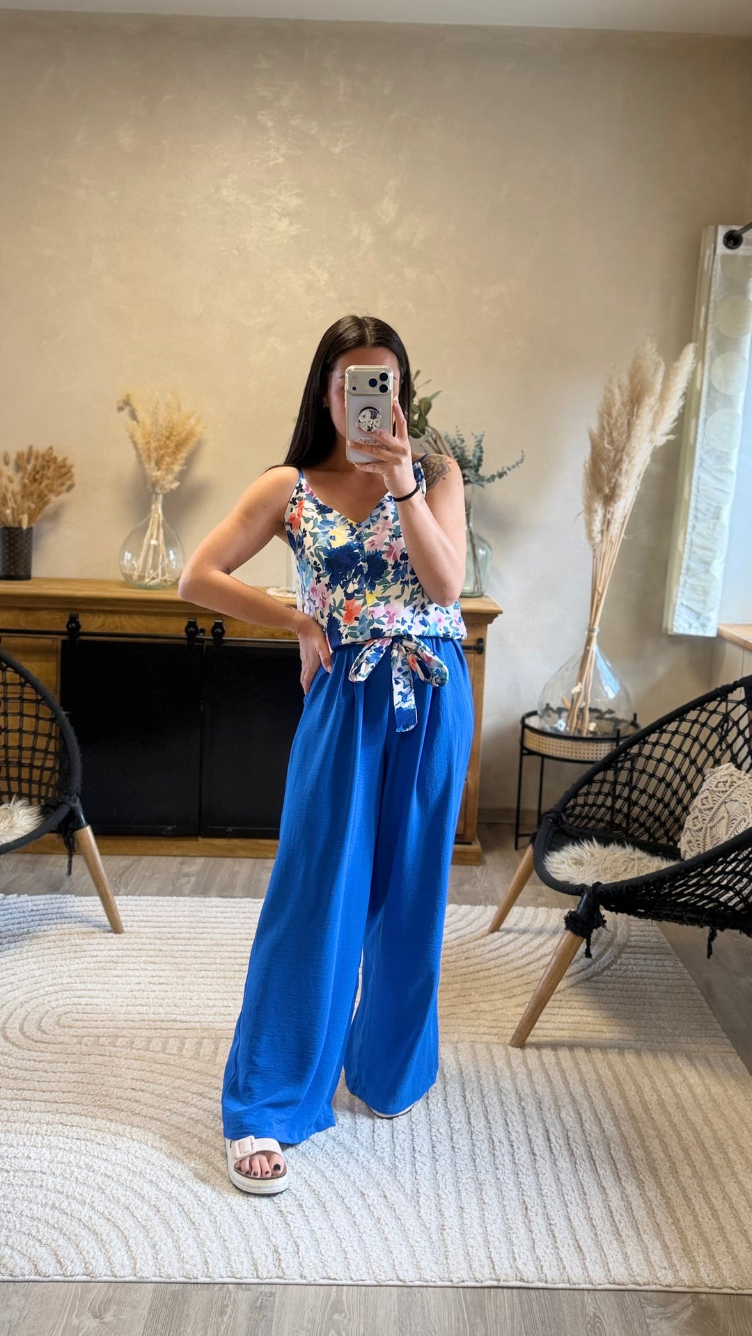 Pantalon Candice bleu